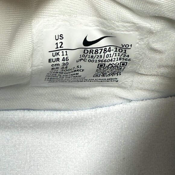 Nike Zoom LeBron NXXT Gen White Mens Basketball Shoes DR8784-101 NEW* Sz 12 - Picture 8 of 8